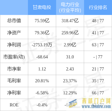 甘肃电投5月10日主力资金净买入3978.52万元(图3)