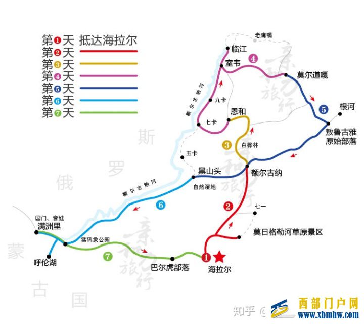 呼伦贝尔6日游详细攻略-呼伦贝尔旅游十大旅游景点推荐(图3)