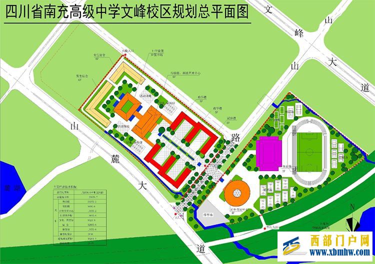 南充高中文峰校区、南充水城设计方案审议通过…(图1)